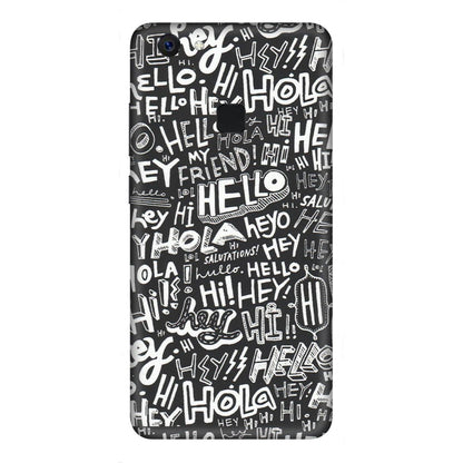 VIVO Z/V/X/T/U/S Series Phone Skins (All Models) - Hi Hello Doodles - Matte Finish (M-25) Vivo Z10