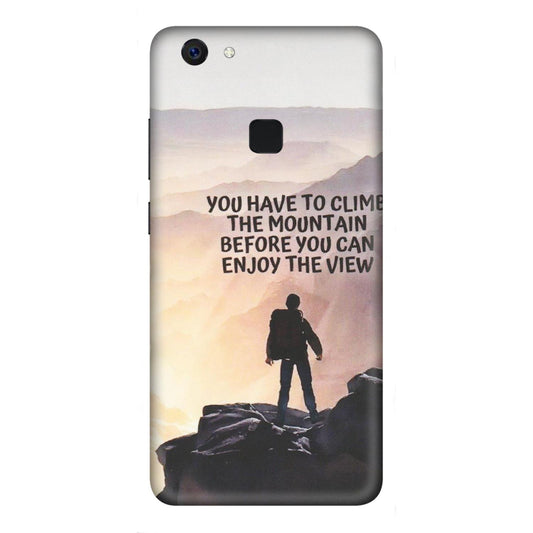 VIVO Z/V/X/T/U/S Series Phone Skins (All Models) - Motivational Hiking Mountain - Matte Finish (M-28) Vivo Z10