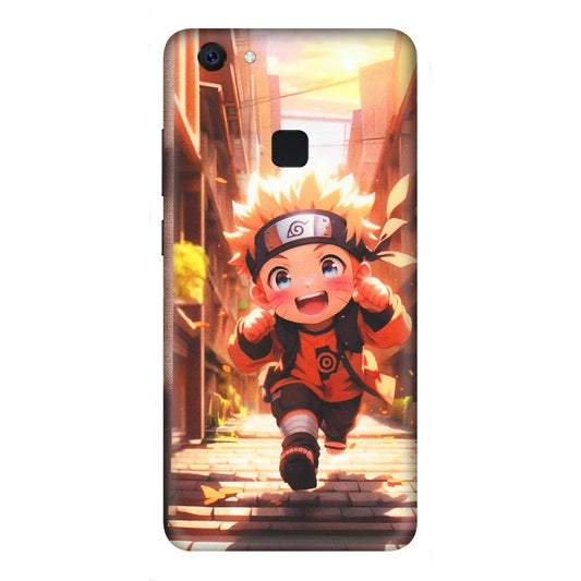VIVO Z/V/X/T/U/S Series Phone Skins (All Models) - Naruto Cute Toon Running - Matte Finish (M-04) Vivo Z10