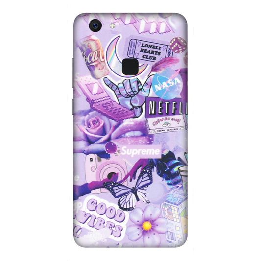 VIVO Z/V/X/T/U/S Series Phone Skins (All Models) - Supreme Purple Magic - Matte Finish (M-88) Vivo Z10