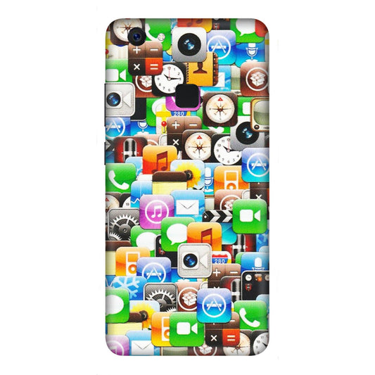 VIVO Z/V/X/T/U/S Series Phone Skins (All Models) - All Apple Icons - Matte Finish (M-93) Vivo Z10