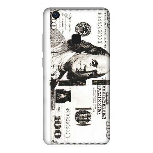 VIVO Z/V/X/T/U/S Series Phone Skins (All Models) - 100 Dollar Currency - Transparent Finish (T-01) Vivo Z10
