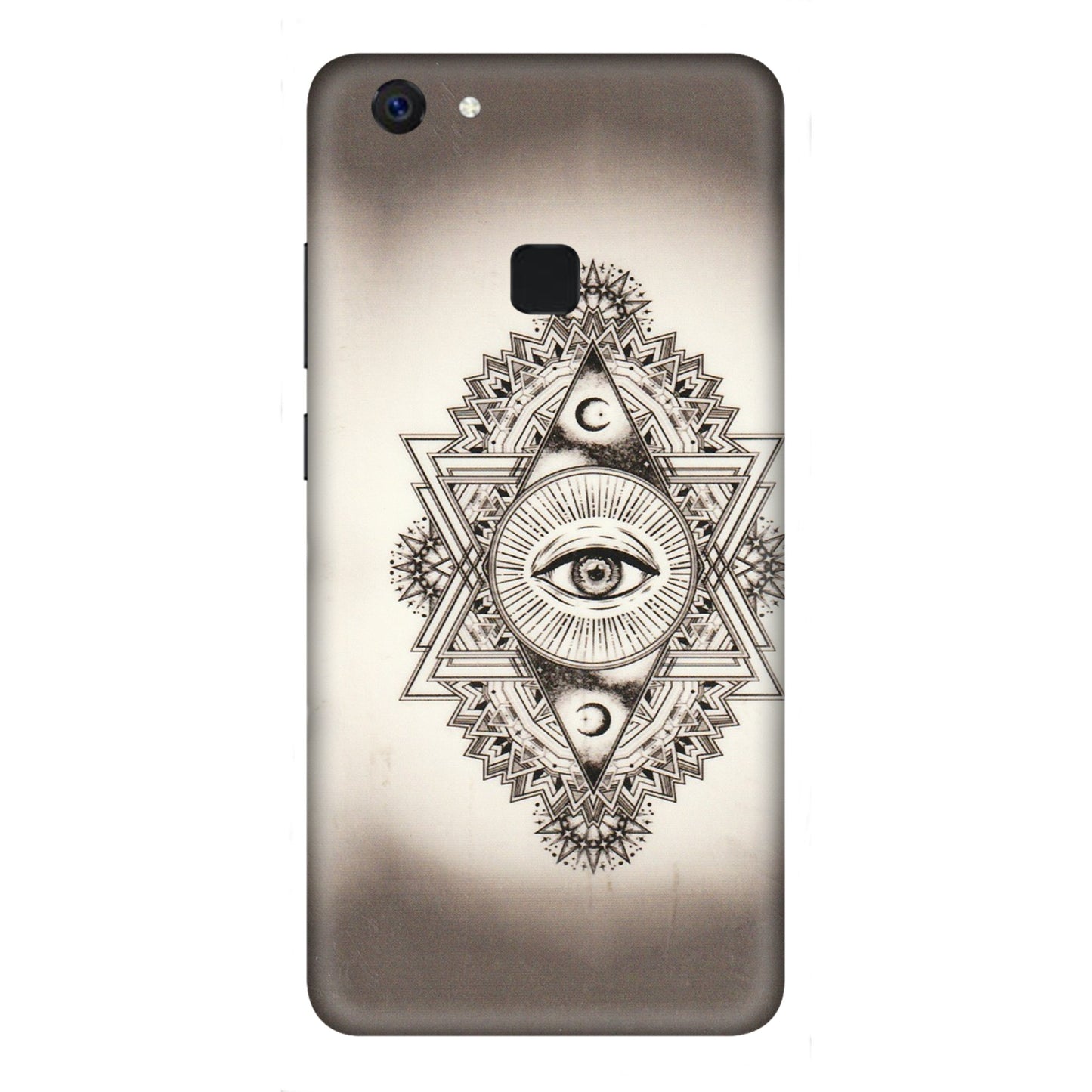 VIVO Z/V/X/T/U/S Series Phone Skins (All Models) - Illuminati Great Eye - Transparent Finish (T-14) Vivo Z10