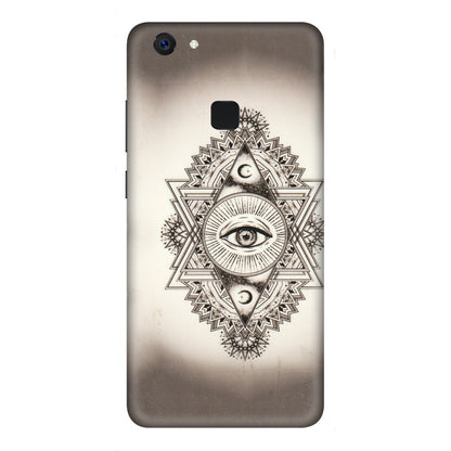 VIVO Z/V/X/T/U/S Series Phone Skins (All Models) - Illuminati Great Eye - Transparent Finish (T-14) Vivo Z10