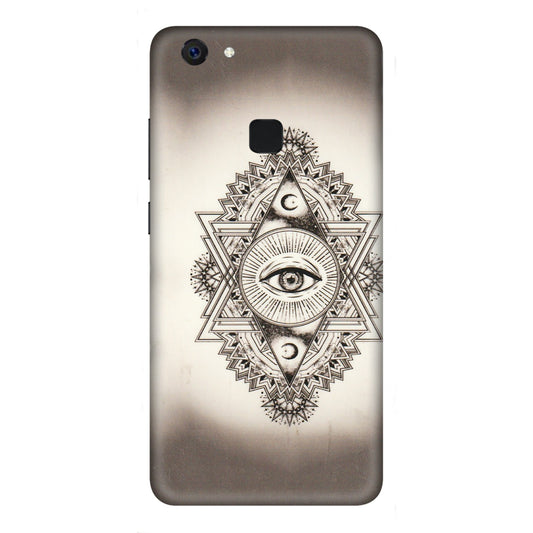 VIVO Z/V/X/T/U/S Series Phone Skins (All Models) - Illuminati Great Eye - Transparent Finish (T-14) Vivo Z10