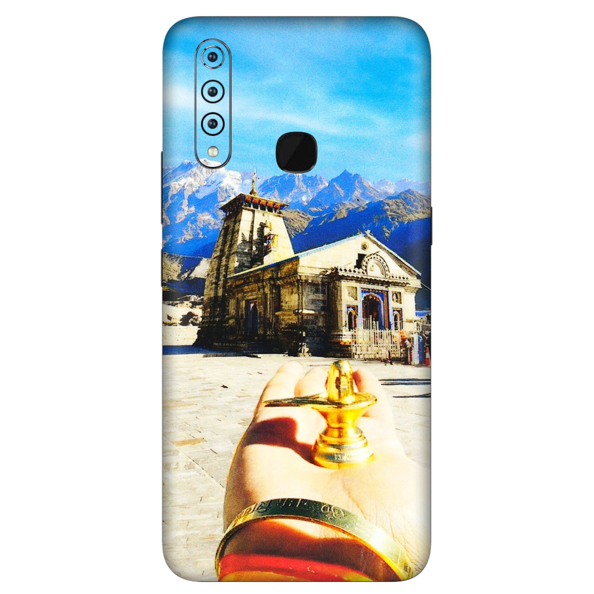 VIVO Z/V/X/T/U/S Series Phone Skins (All Models) - Beauty of Kedarnath - 3D Embossed Finish (L-108) Vivo Z1 Pro