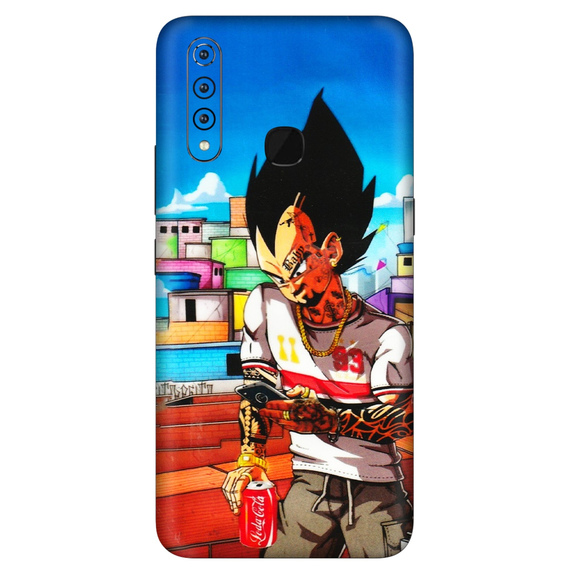 VIVO Z/V/X/T/U/S Series Phone Skins (All Models) - Vegeta - 3D Embossed Finish (L-136) Vivo Z1 Pro