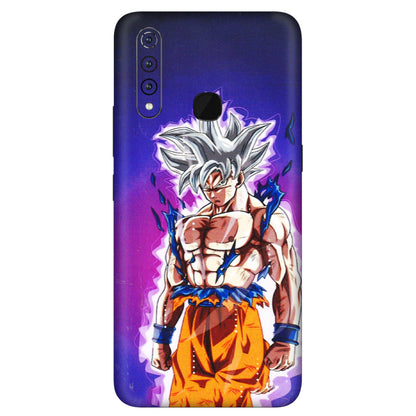 VIVO Z/V/X/T/U/S Series Phone Skins (All Models) - Goku Purple Anime - 3D Embossed Finish (L-147) Vivo Z1 Pro
