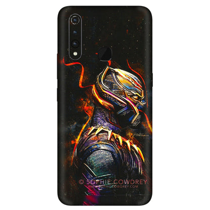 VIVO Z/V/X/T/U/S Series Phone Skins (All Models) - Black Panther - 3D Embossed Finish (L-190) Vivo Z1 Pro