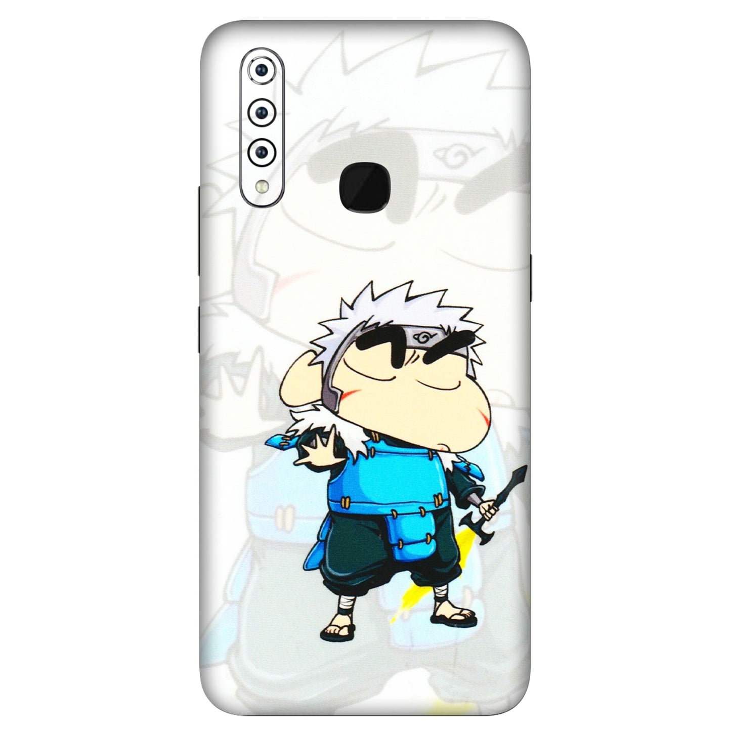 VIVO Z/V/X/T/U/S Series Phone Skins (All Models) - Angry Young Shinchan - 3D Embossed Finish (L-226) Vivo Z1 Pro