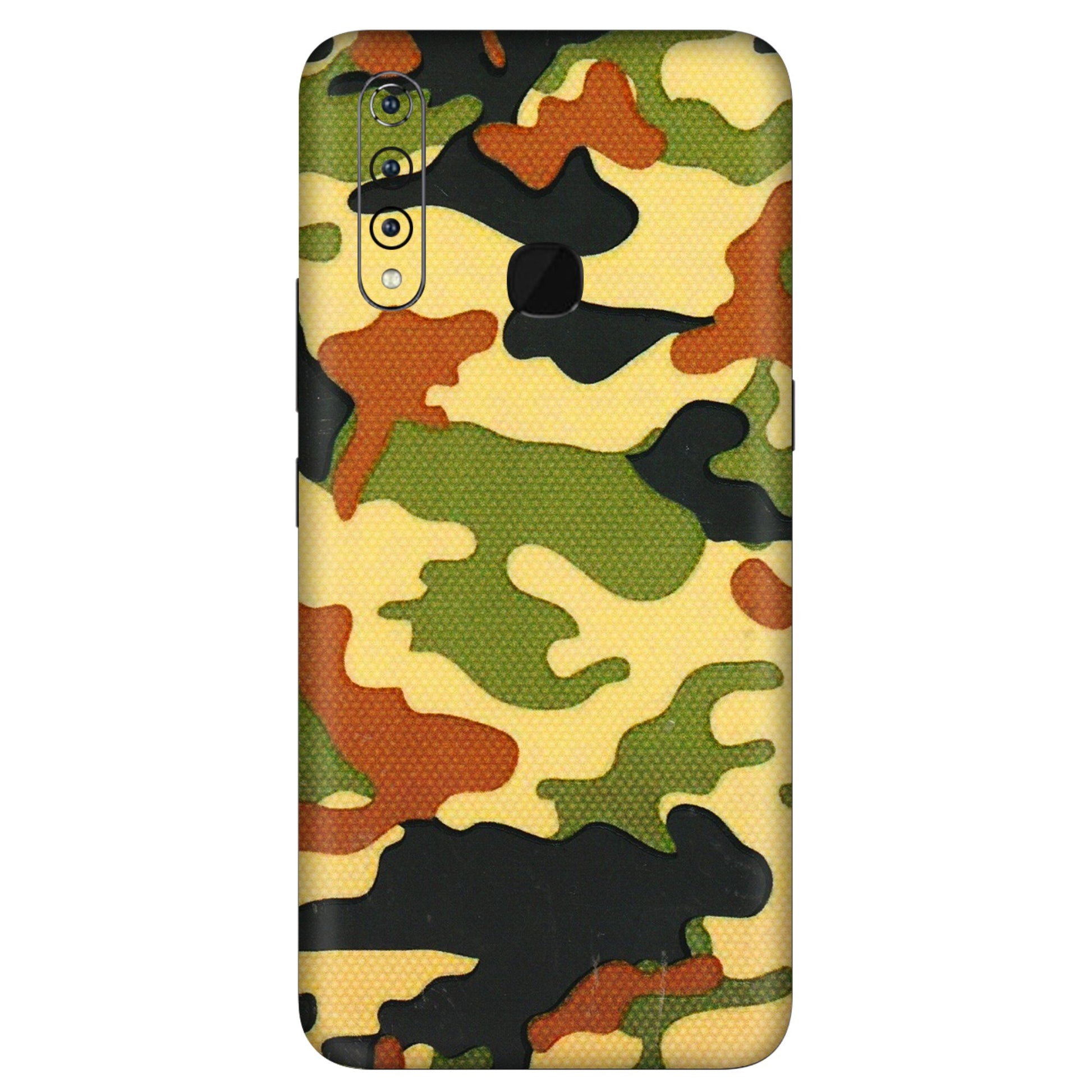 VIVO Z/V/X/T/U/S Series Phone Skins (All Models) - Indian Military - 3D Embossed Finish (L-234) Vivo Z1 Pro