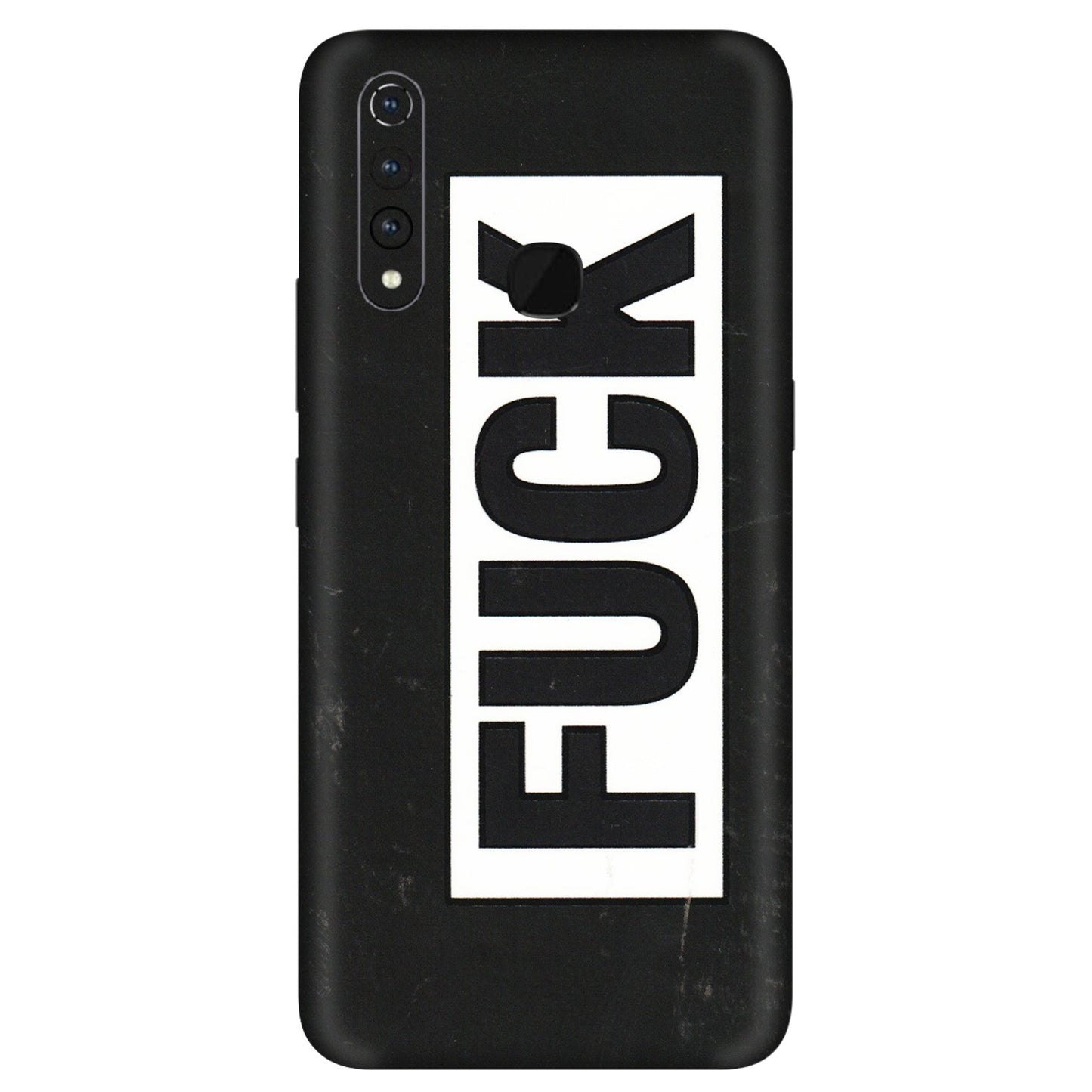 VIVO Z/V/X/T/U/S Series Phone Skins (All Models) - The F Word - 3D Embossed Finish (L-255) Vivo Z1 Pro