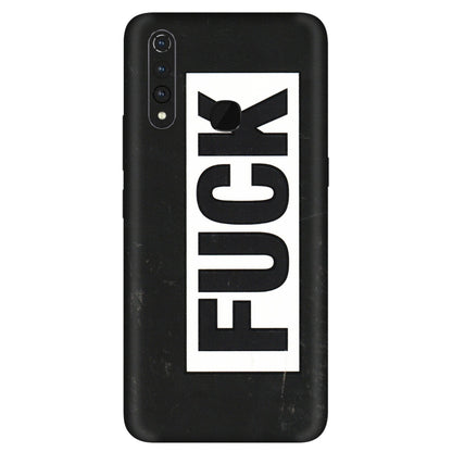 VIVO Z/V/X/T/U/S Series Phone Skins (All Models) - The F Word - 3D Embossed Finish (L-255) Vivo Z1 Pro
