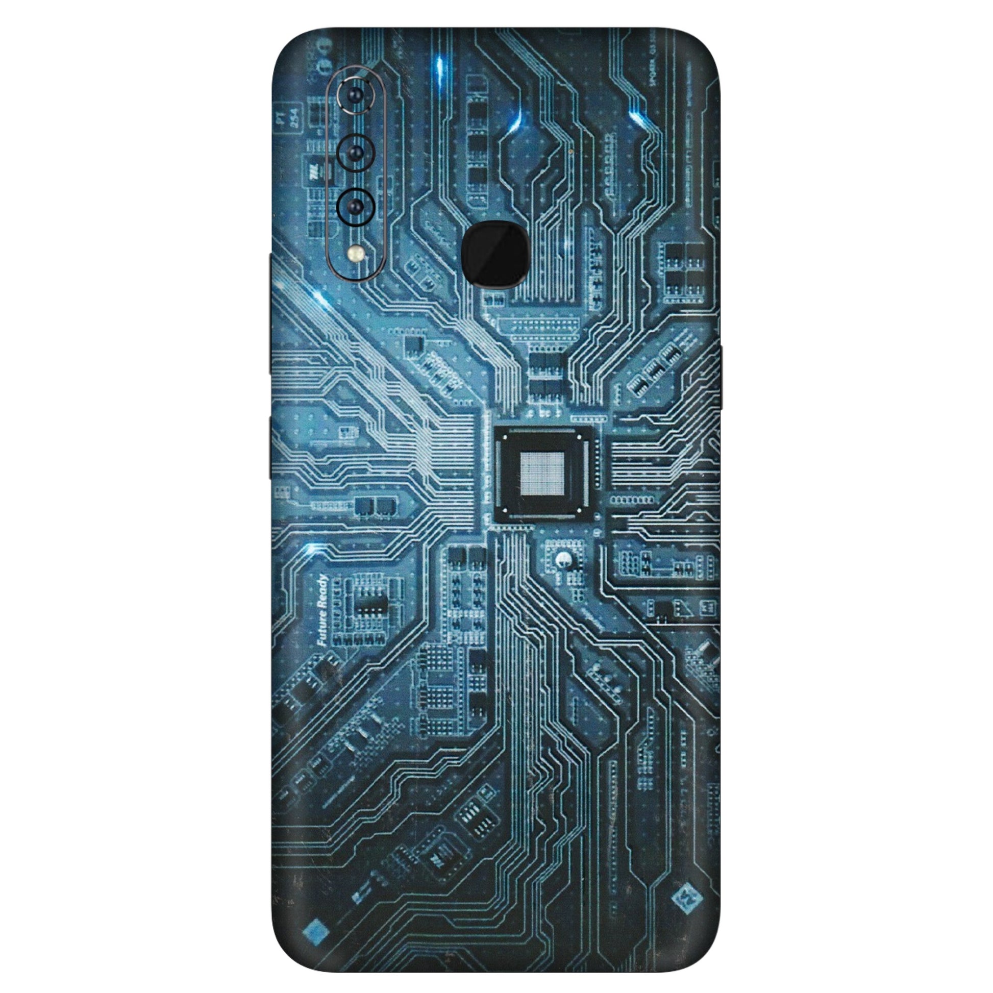 VIVO Z/V/X/T/U/S Series Phone Skins (All Models) - Original Circuit - 3D Embossed Finish (L-267) Vivo Z1 Pro