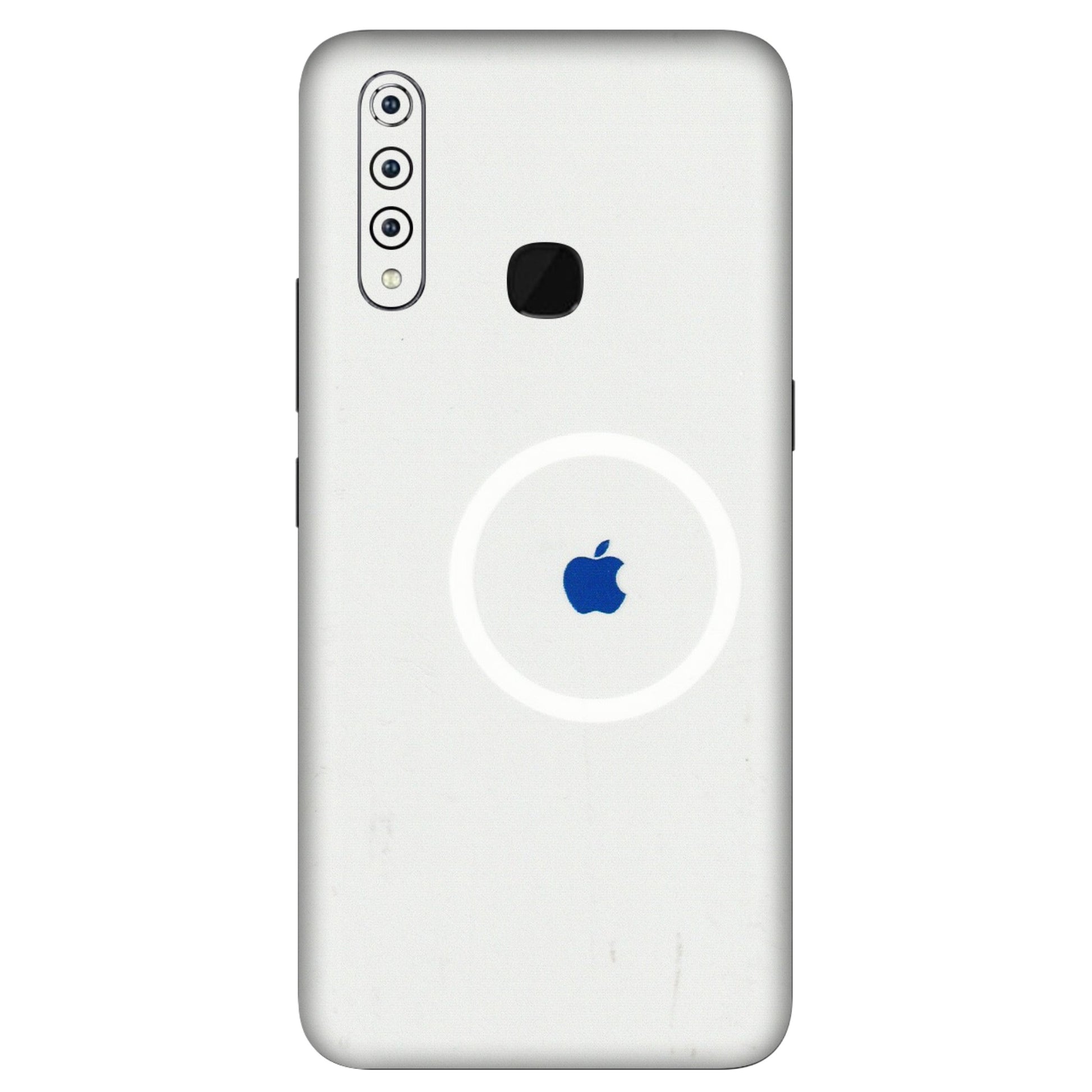 VIVO Z/V/X/T/U/S Series Phone Skins (All Models) - iPhone Magsafe Logo - 3D Embossed Finish (L-320) Vivo Z1 Pro