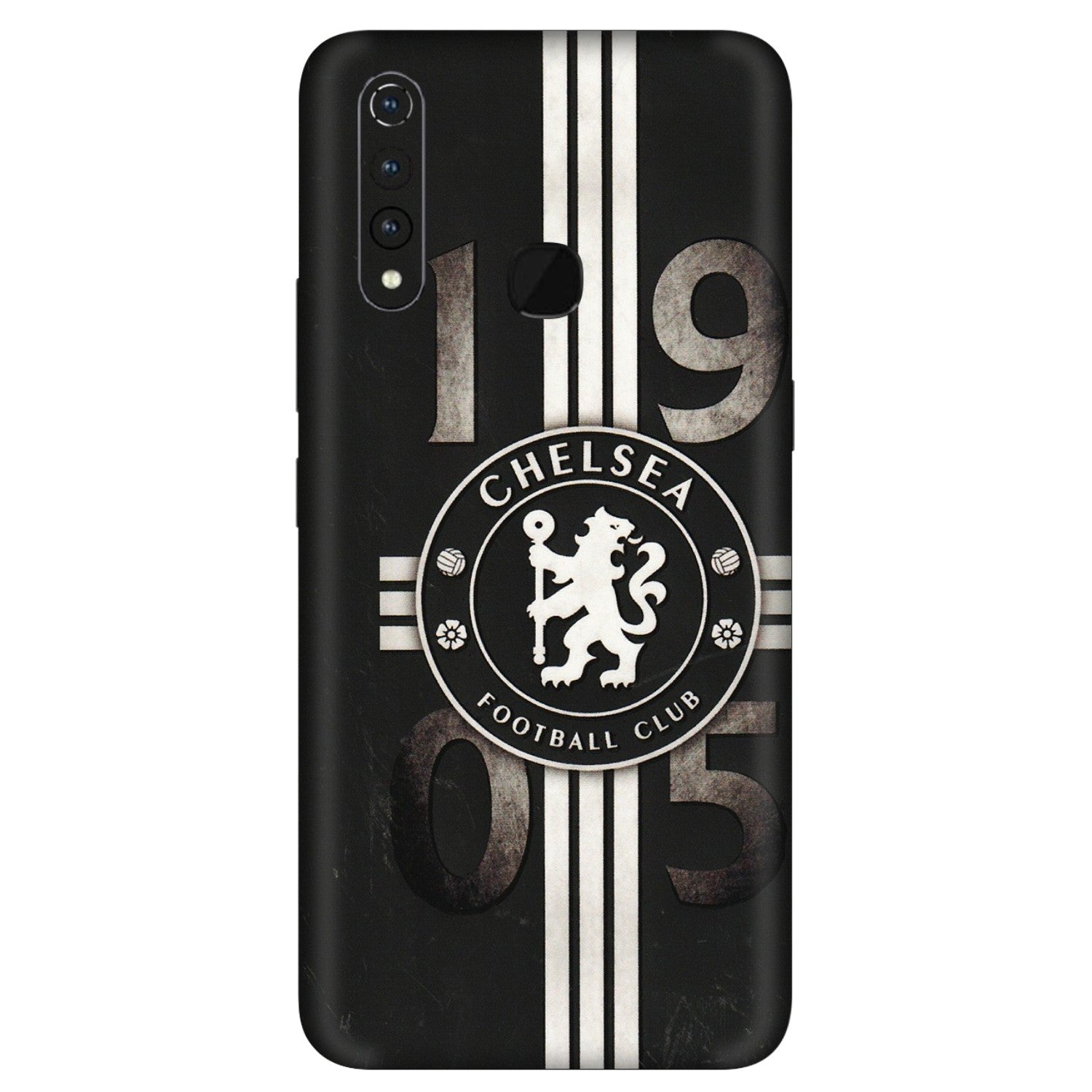VIVO Z/V/X/T/U/S Series Phone Skins (All Models) - Chelsea Fan Club - 3D Embossed Finish (L-36) Vivo Z1 Pro