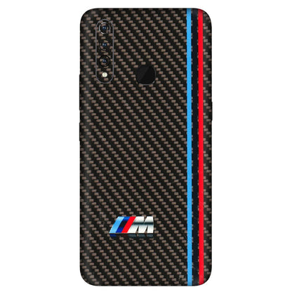 VIVO Z/V/X/T/U/S Series Phone Skins (All Models) - BM Carbon Fiber Feels - 3D Embossed Finish (L-38) Vivo Z1 Pro
