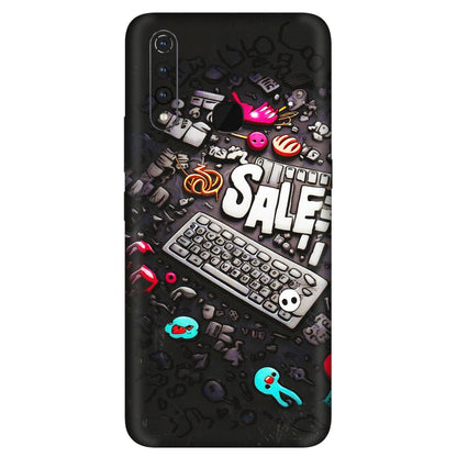VIVO Z/V/X/T/U/S Series Phone Skins (All Models) - Gadgets Sale - 3D Embossed Finish (L-50) Vivo Z1 Pro
