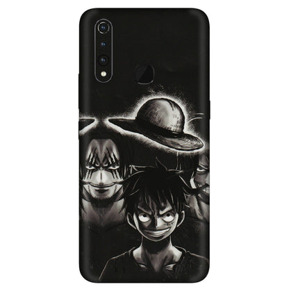 VIVO Z/V/X/T/U/S Series Phone Skins (All Models) - Black Luffy Hat - 3D Embossed Finish (L-57) Vivo Z1 Pro
