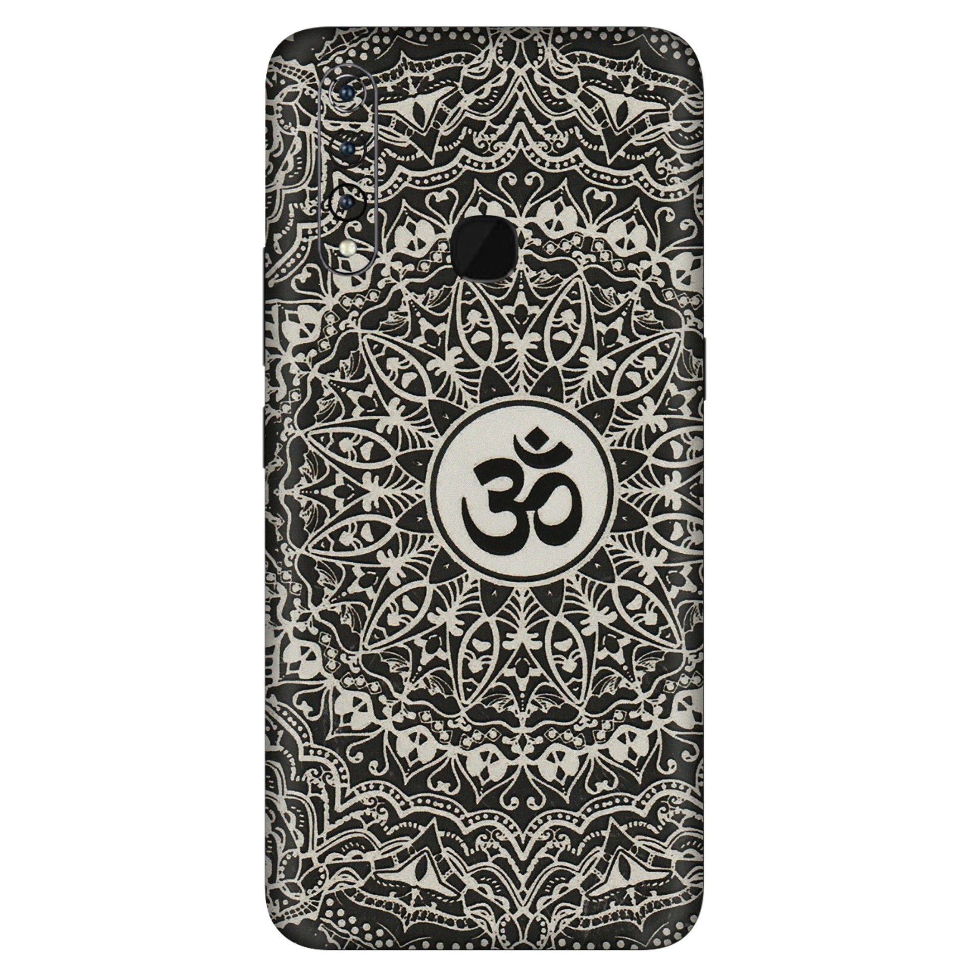 VIVO Z/V/X/T/U/S Series Phone Skins (All Models) - Aum Elegant Mandala - 3D Embossed Finish (L-62) Vivo Z1 Pro