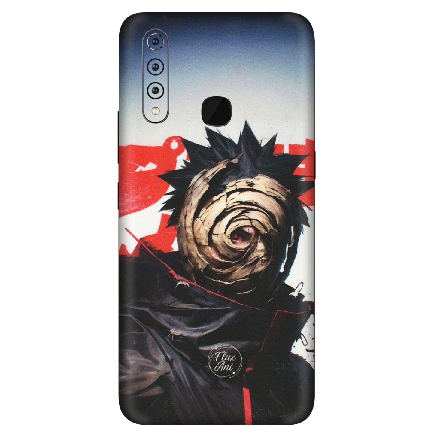 VIVO Z/V/X/T/U/S Series Phone Skins (All Models) - Obito Uchiha Cool Anime - Matte Finish (M-134) Vivo Z1 Pro