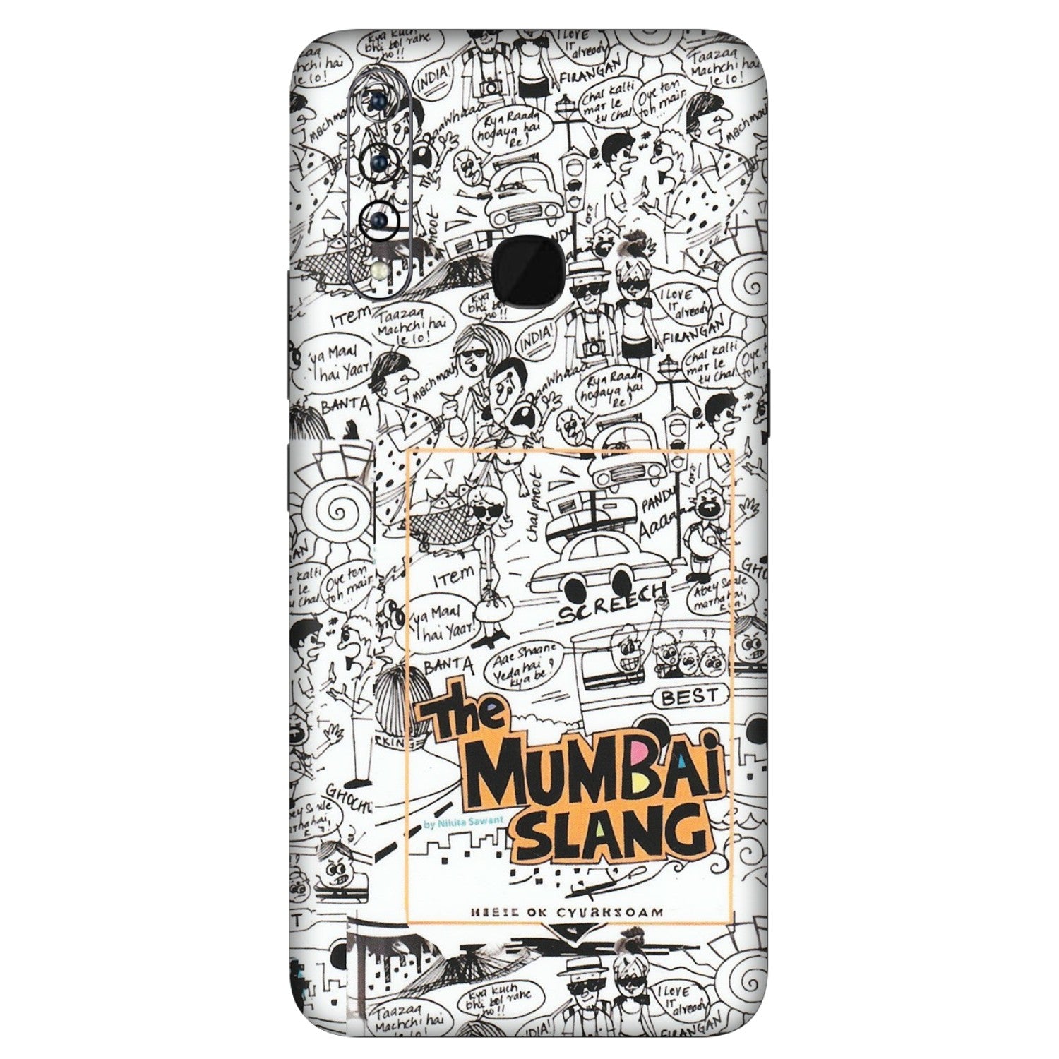 VIVO Z/V/X/T/U/S Series Phone Skins (All Models) - The Mumbai Slang - Matte Finish (M-142) Vivo Z1 Pro