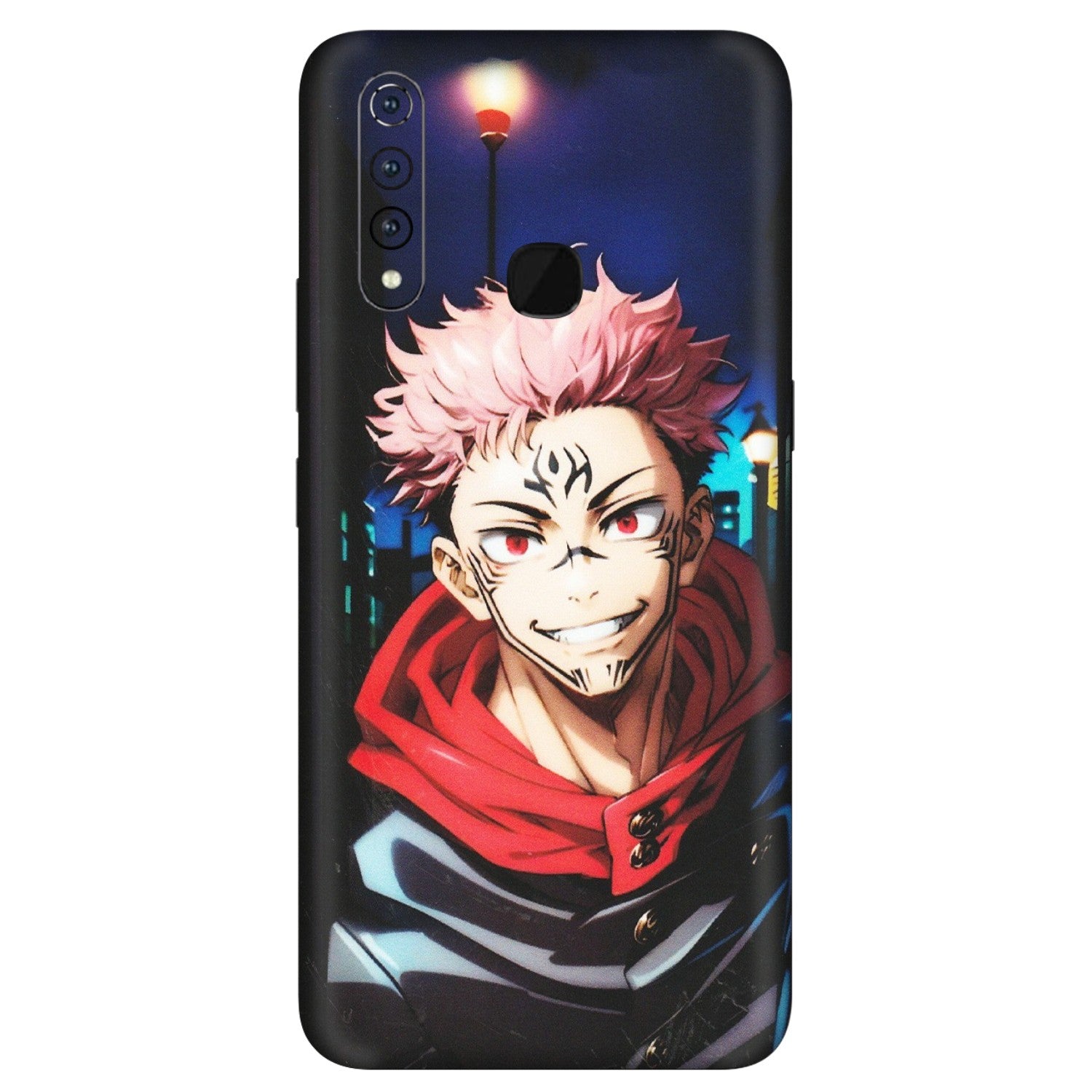 VIVO Z/V/X/T/U/S Series Phone Skins (All Models) - Yuji Itadori Funny Face Anime - Matte Finish (M-152) Vivo Z1 Pro