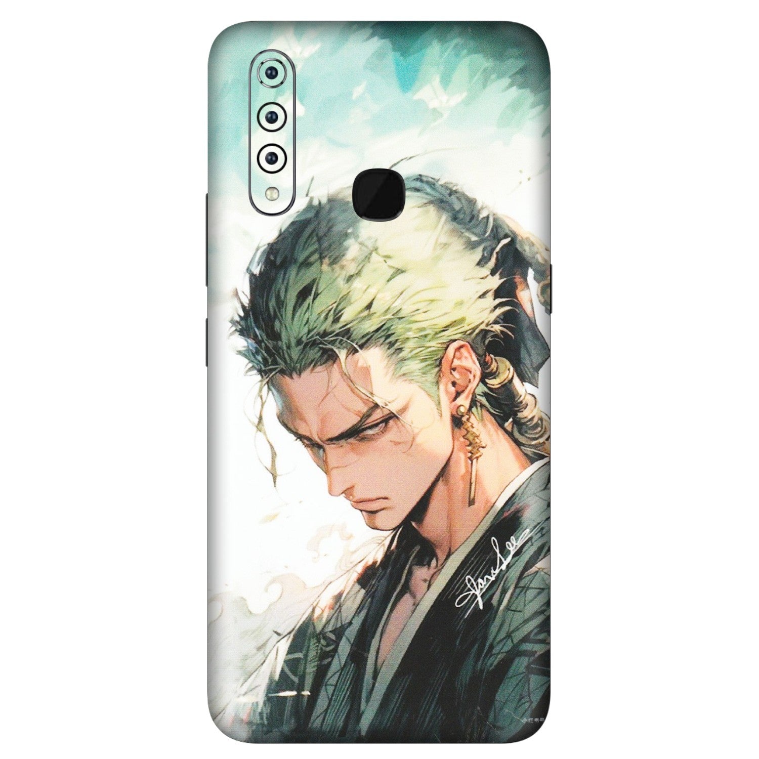 VIVO Z/V/X/T/U/S Series Phone Skins (All Models) - Pirate Hunter One Piece Anime - Matte Finish (M-157) Vivo Z1 Pro