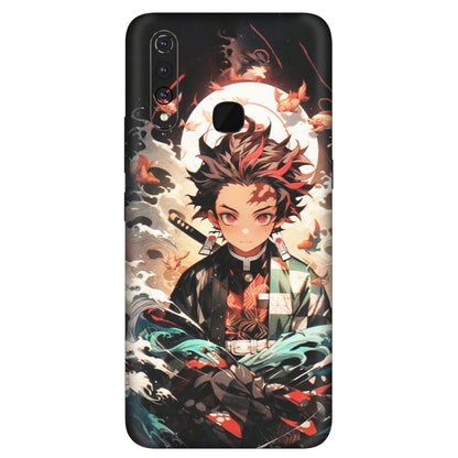 VIVO Z/V/X/T/U/S Series Phone Skins (All Models) - Tanjiro Demon Slayer Anime - Matte Finish (M-158) Vivo Z1 Pro