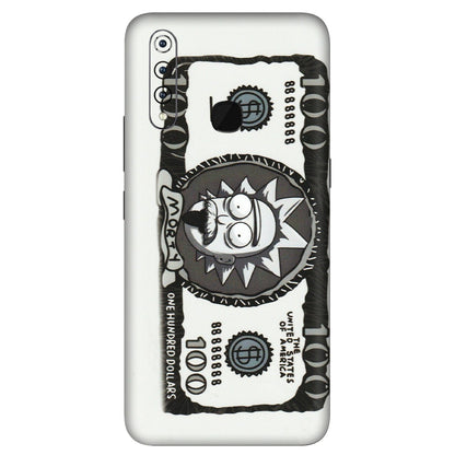 VIVO Z/V/X/T/U/S Series Phone Skins (All Models) - Rick And Morty Hundred Dollar Anime - Matte Finish (M-161) Vivo Z1 Pro