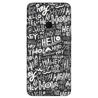 VIVO Z/V/X/T/U/S Series Phone Skins (All Models) - Hi Hello Doodles - Matte Finish (M-25) Vivo Z1 Pro
