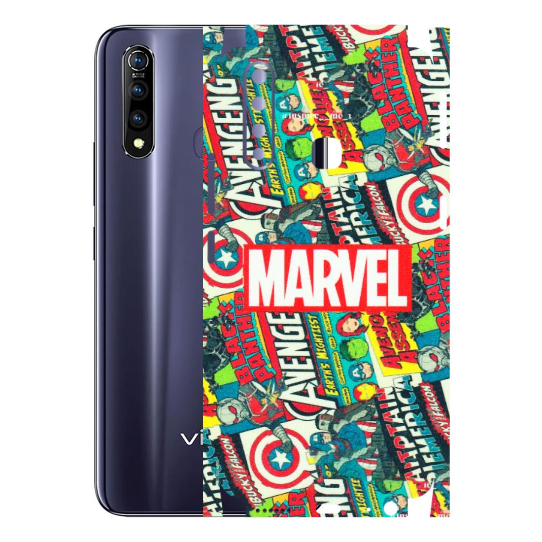 VIVO Z/V/X/T/U/S Series Phone Skins (All Models) - Marvel Comic Lover - Matte Finish (M-30) Vivo Z1 Pro