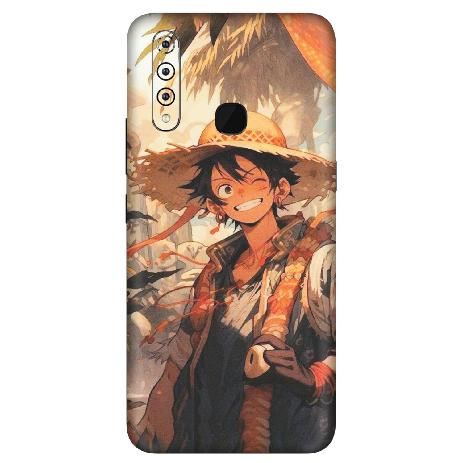 VIVO Z/V/X/T/U/S Series Phone Skins (All Models) - Anime Character Smile - Matte Finish (M-33) Vivo Z1 Pro