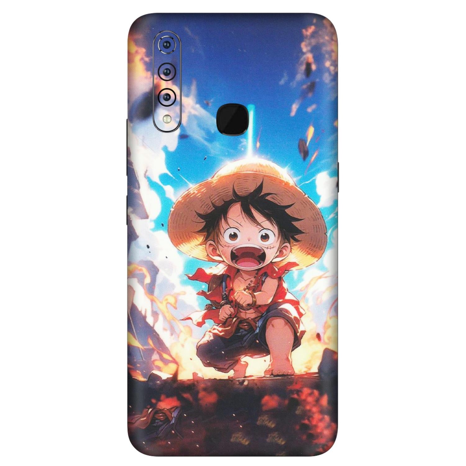 VIVO Z/V/X/T/U/S Series Phone Skins (All Models) - Toon One Piece Cute Character - Matte Finish (M-35) Vivo Z1 Pro