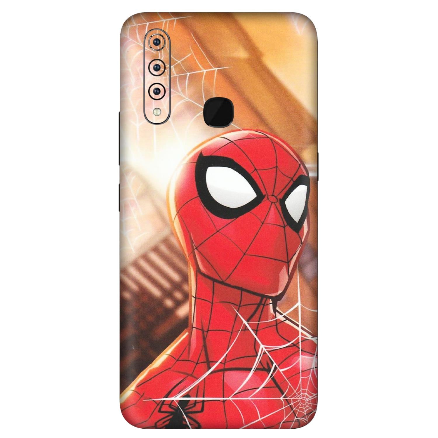 VIVO Z/V/X/T/U/S Series Phone Skins (All Models) - Spiderman Face New - Matte Finish (M-41) Vivo Z1 Pro