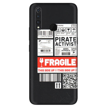 VIVO Z/V/X/T/U/S Series Phone Skins (All Models) - Handle With Care - Matte Finish (M-99) Vivo Z1 Pro