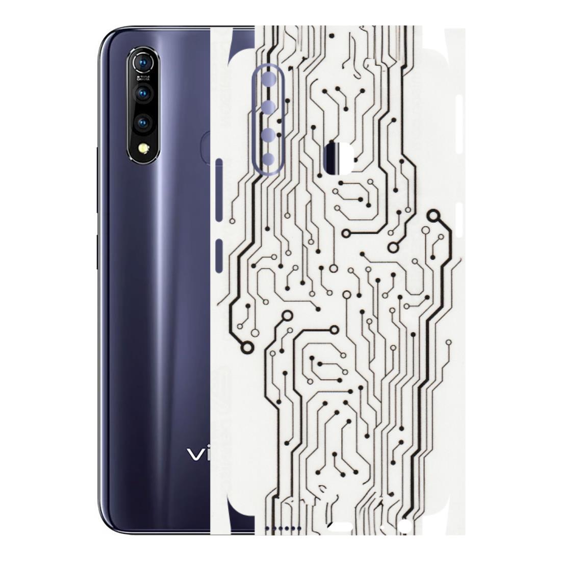 VIVO Z/V/X/T/U/S Series Phone Skins (All Models) - Tech Circuits - Transparent Finish (T-03) Vivo Z1 Pro
