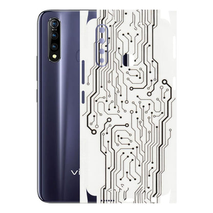 VIVO Z/V/X/T/U/S Series Phone Skins (All Models) - Tech Circuits - Transparent Finish (T-03) Vivo Z1 Pro