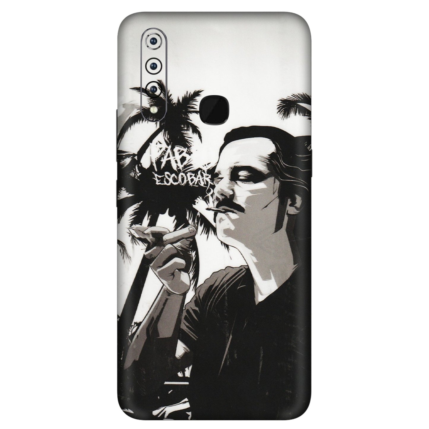VIVO Z/V/X/T/U/S Series Phone Skins (All Models) - Pab Escobar - Transparent Finish (T-05) Vivo Z1 Pro