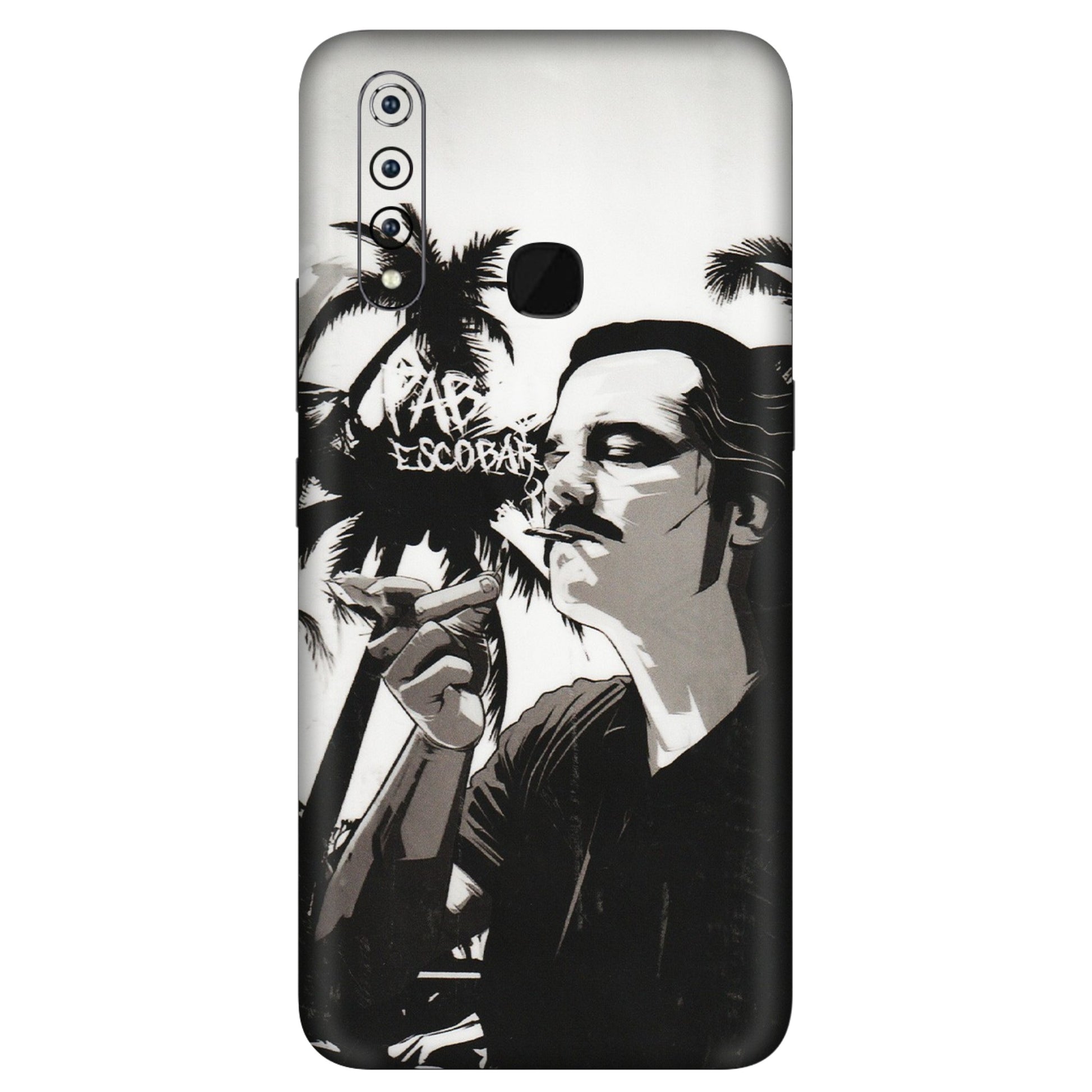 VIVO Z/V/X/T/U/S Series Phone Skins (All Models) - Pab Escobar - Transparent Finish (T-05) Vivo Z1 Pro