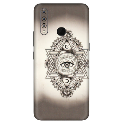 VIVO Z/V/X/T/U/S Series Phone Skins (All Models) - Illuminati Great Eye - Transparent Finish (T-14) Vivo Z1 Pro
