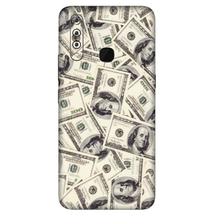 VIVO Z/V/X/T/U/S Series Phone Skins (All Models) - Dollar Lover - Transparent Finish (T-17) Vivo Z1 Pro