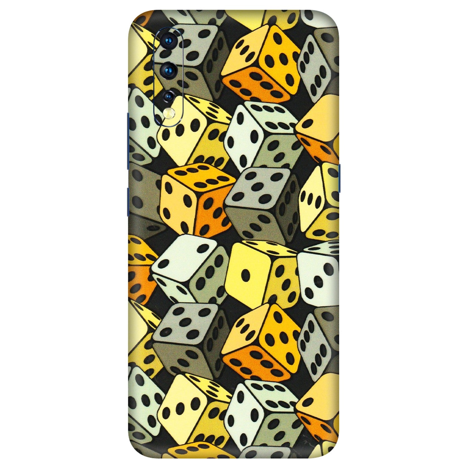 VIVO Z/V/X/T/U/S Series Phone Skins (All Models) - Dices Of Life - 3D Embossed Finish (L-04) Vivo Z1 X