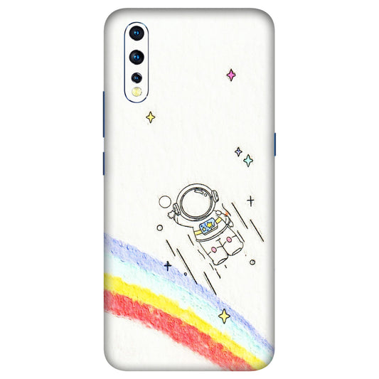 VIVO Z/V/X/T/U/S Series Phone Skins (All Models) - Milkyway Astronaut - 3D Embossed Finish (L-110) Vivo Z1 X
