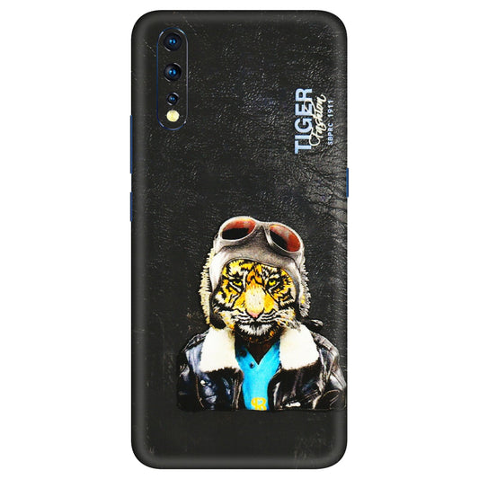VIVO Z/V/X/T/U/S Series Phone Skins (All Models) - Rider Tiger - 3D Embossed Finish (L-113) Vivo Z1 X