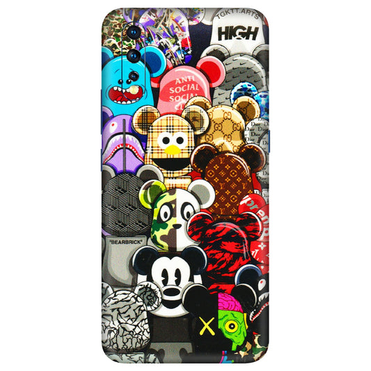 VIVO Z/V/X/T/U/S Series Phone Skins (All Models) - More Mickey Mouses - 3D Embossed Finish (L-118) Vivo Z1 X