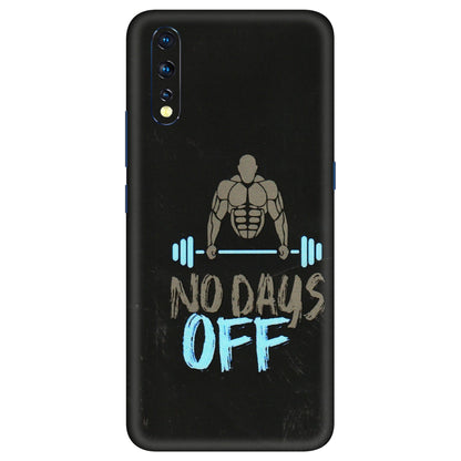 VIVO Z/V/X/T/U/S Series Phone Skins (All Models) - Gym Lover - 3D Embossed Finish (L-127) Vivo Z1 X