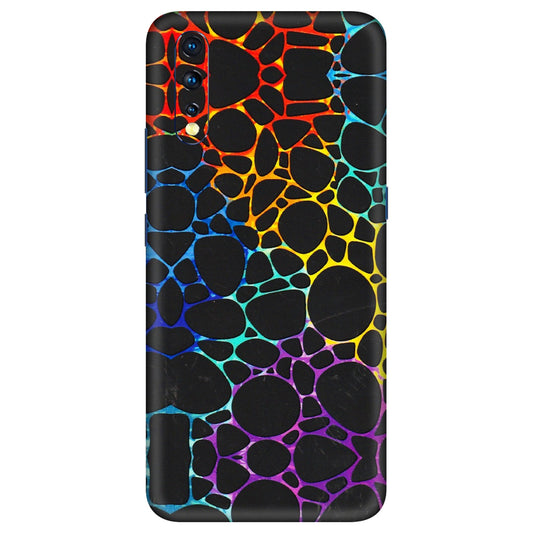 VIVO Z/V/X/T/U/S Series Phone Skins (All Models) - Abstract Art MultiColour - 3D Embossed Finish (L-133) Vivo Z1 X