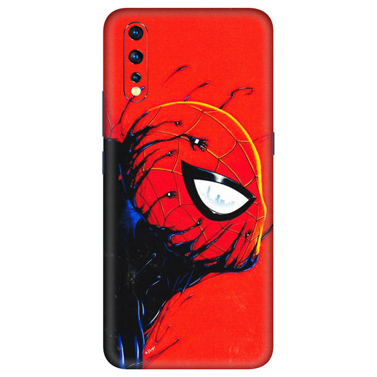 VIVO Z/V/X/T/U/S Series Phone Skins (All Models) - Spiderman Face Venom - 3D Embossed Finish (L-165) Vivo Z1 X