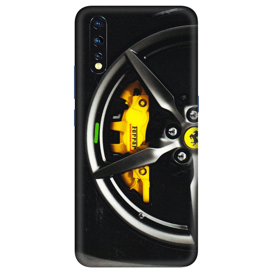 VIVO Z/V/X/T/U/S Series Phone Skins (All Models) - Ferrari Wheel Alloy - 3D Embossed Finish (L-173) Vivo Z1 X